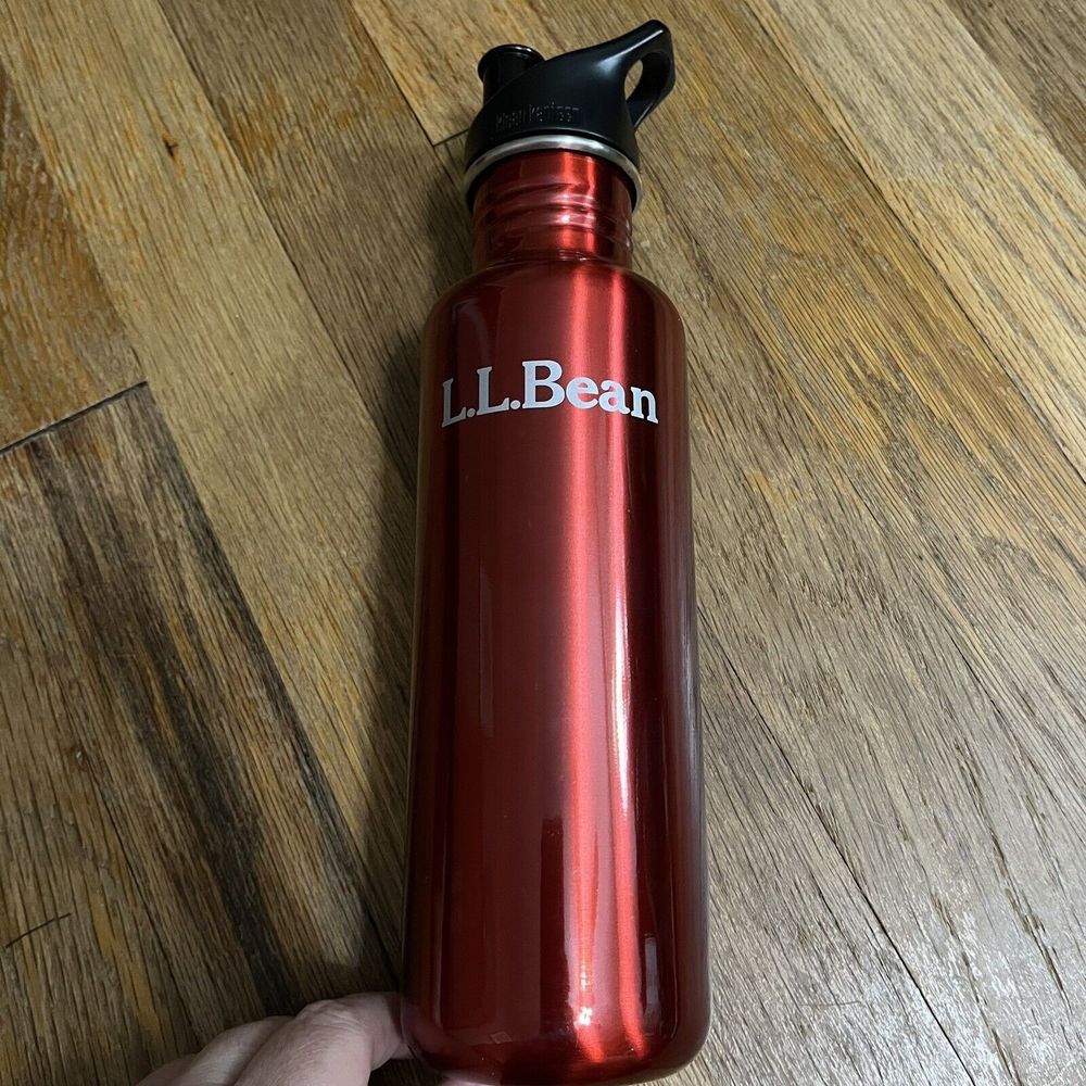 L.L. Bean Klean Kanteen Stainless Steel Bottle Red 800ml NEW